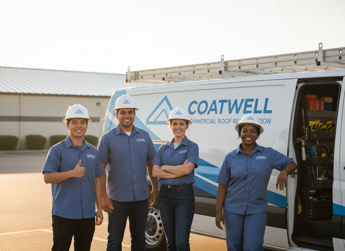 Commercial roof coating company in Brookdale, CA